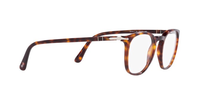 Occhiali da vista Persol PO 3318V (24) colore havana forma pantos lenti lente demo