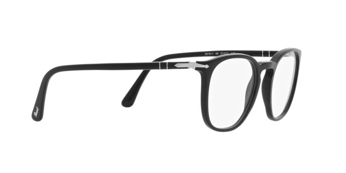 Eyeglasses Persol PO 3318V (95) color nero shape pantos lenses lente demo