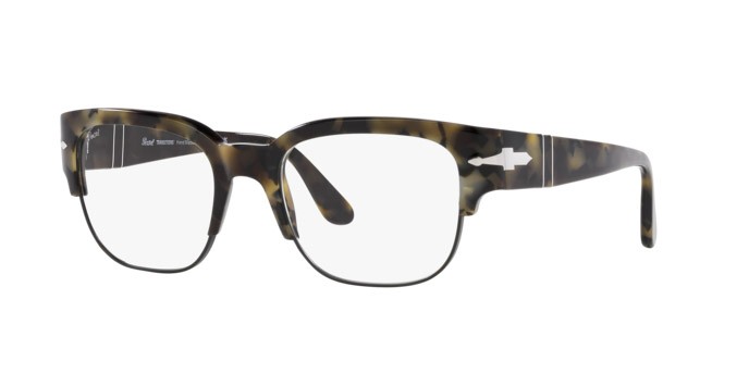 Occhiali da sole Persol Tom PO 3319S (1071GG) colore tartarugato marrone forma quadrato lenti transitions 8 zaffiro