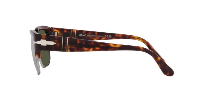 Sunglasses Persol Tom PO 3319S (24/31) color havana shape square lenses verde