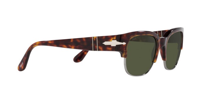 Sunglasses Persol Tom PO 3319S (24/31) color havana shape square lenses verde
