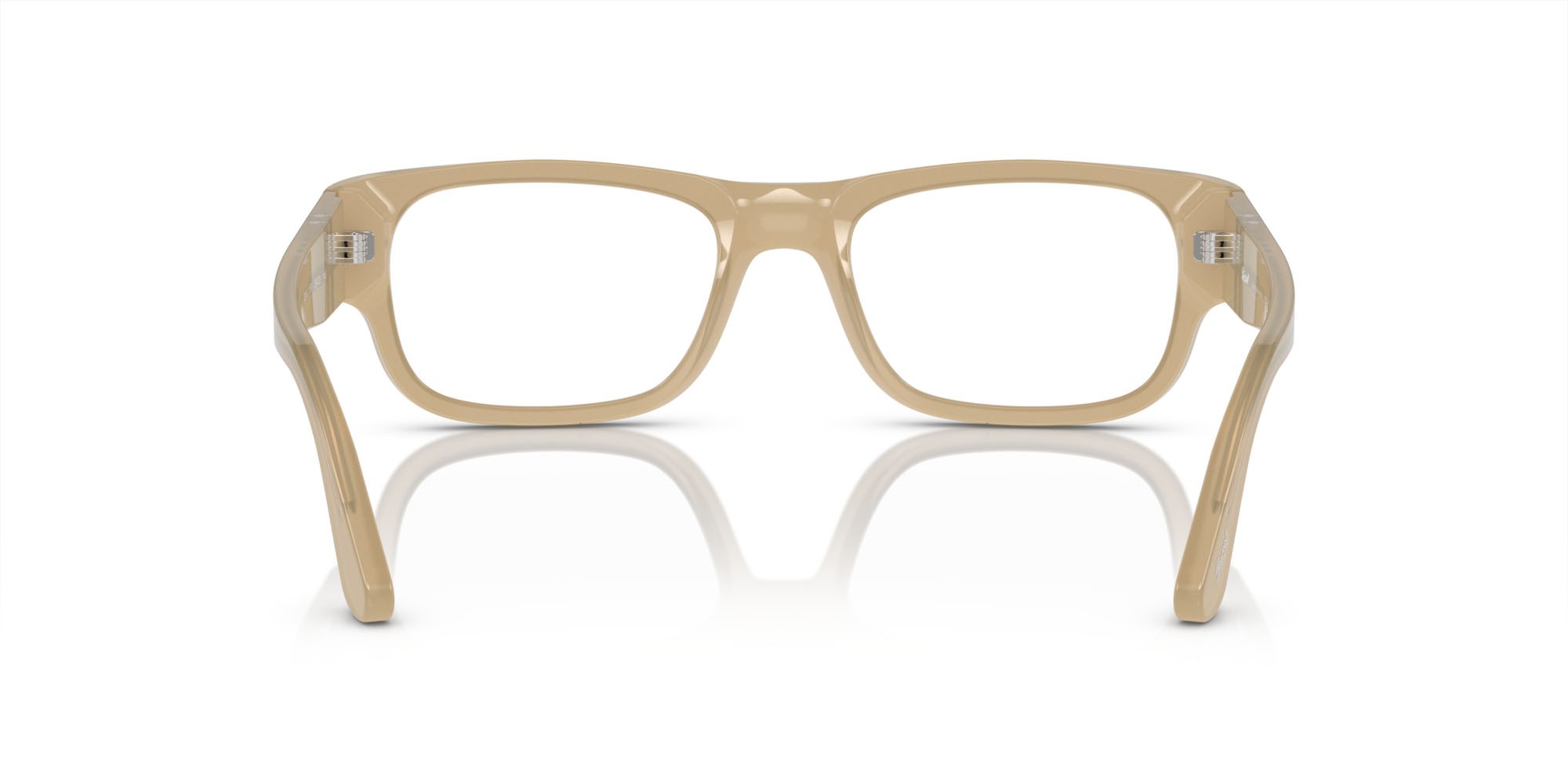 Occhiali da vista Persol PO 3324V (1169) colore beige opalino forma quadrato lenti lente demo