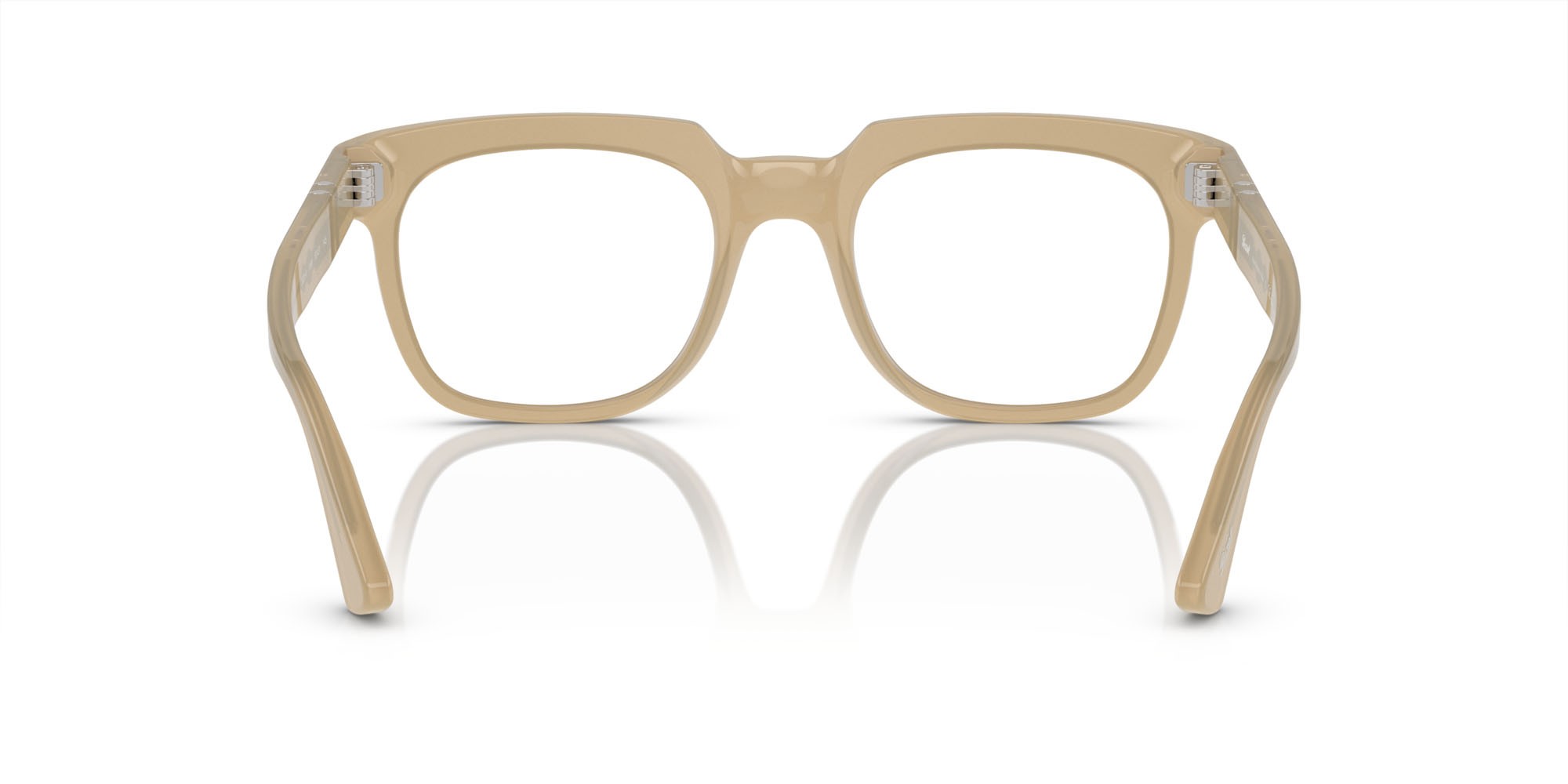 Occhiali da vista Persol PO 3325V (1169) colore beige opalino forma quadrato lenti trasparente