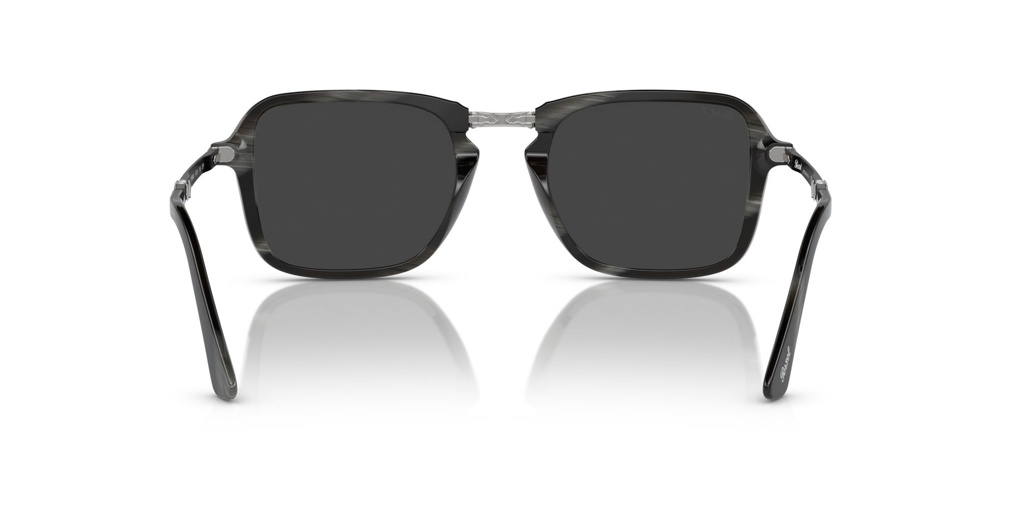 Occhiali da sole Persol PO 3330S (119948) colore corno nero forma rettangolare lenti polar nera