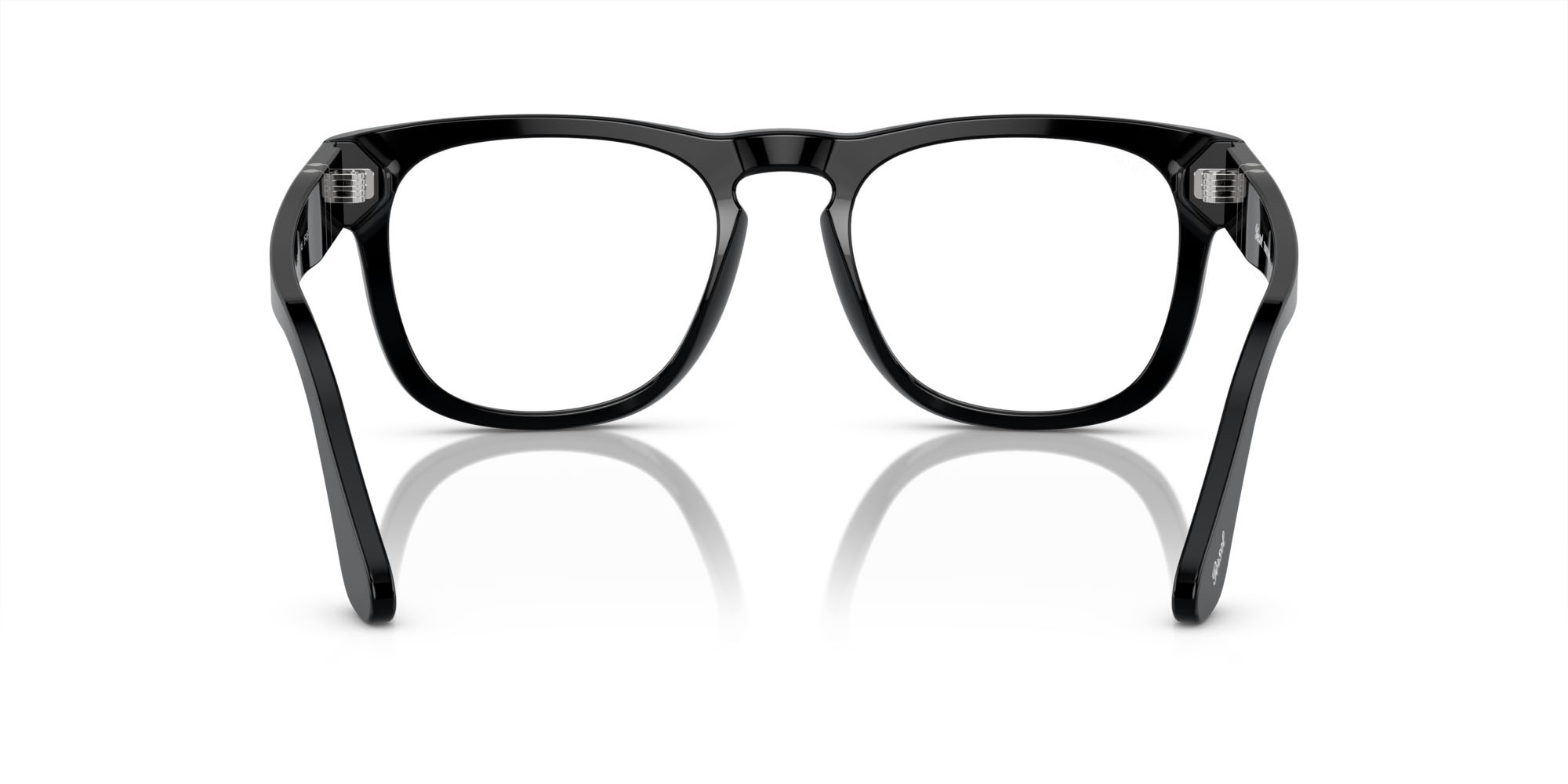Occhiali da sole Persol Elio PO 3333S (95/GG) colore nero forma quadrato lenti transitions 8 zaffiro