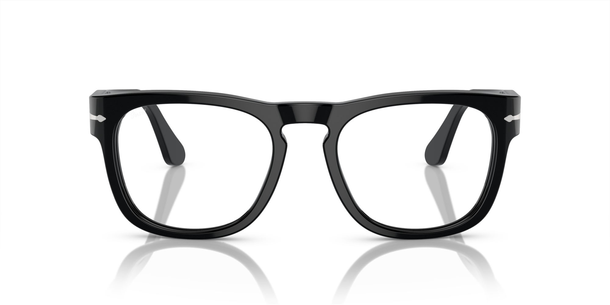 Occhiali da sole Persol Elio PO 3333S (95/GG) colore nero forma quadrato lenti transitions 8 zaffiro