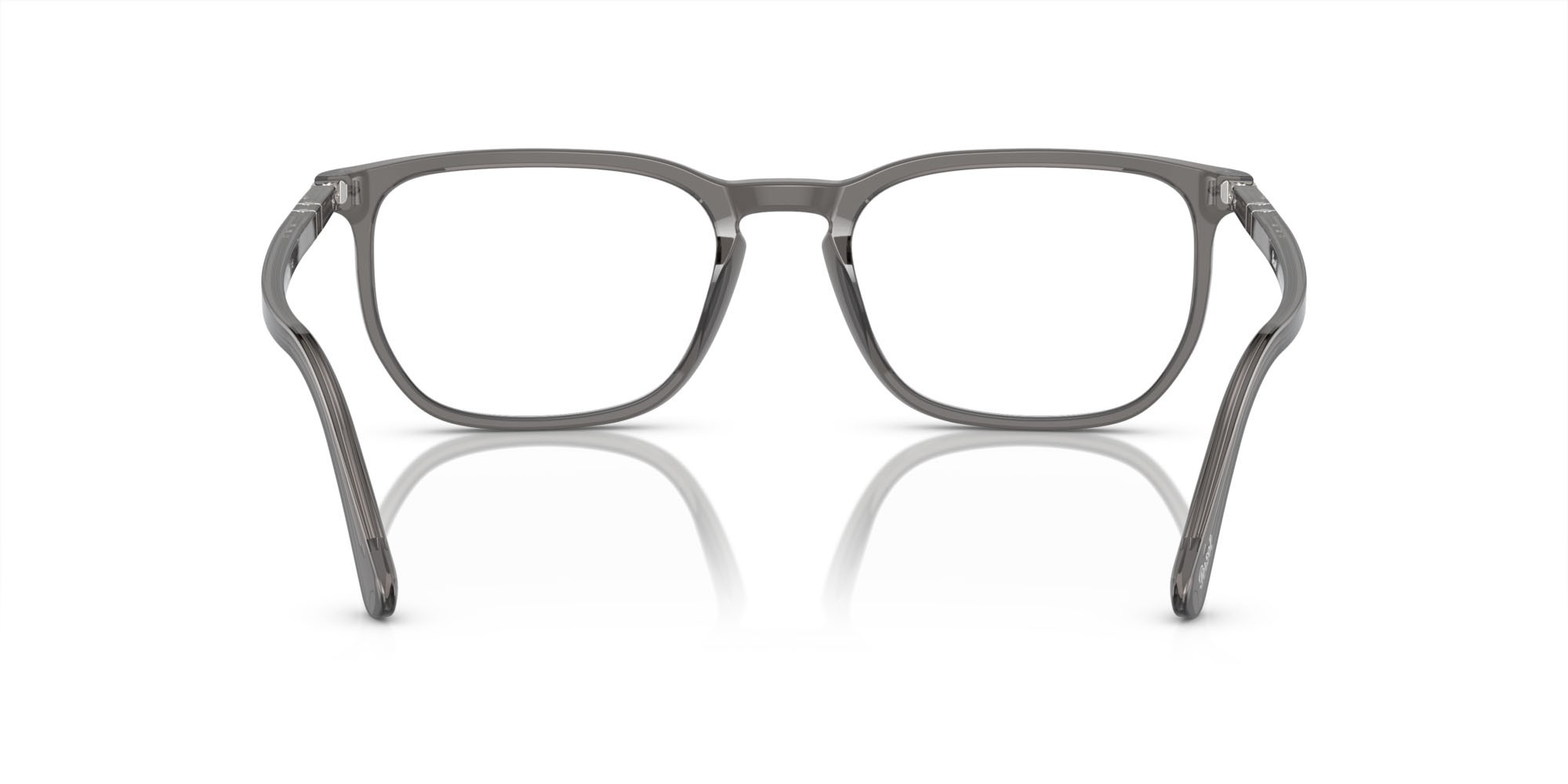Occhiali da vista Persol PO 3339V (1196) colore grigio trasparente forma rettangolare lenti trasparente
