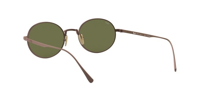 Sonnenbrillen Persol PO 5001ST (80034E) farbe bronze form oval gläser green