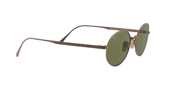 Sonnenbrillen Persol PO 5001ST (80034E) farbe bronze form oval gläser green