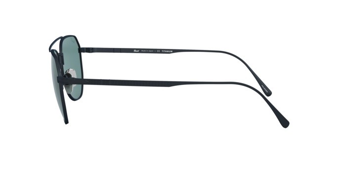 Sunglasses Persol PO 5003ST (8002P1) color brusched navy shape pantos lenses green polar