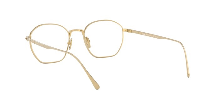 Eyeglasses Persol PO 5004VT (8000) color gold shape irregular lenses demo lens