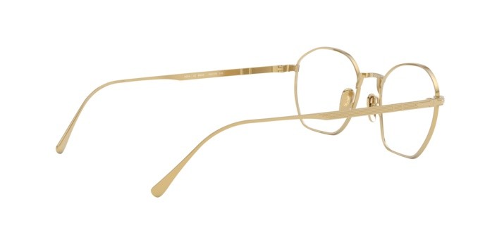 Eyeglasses Persol PO 5004VT (8000) color gold shape irregular lenses demo lens