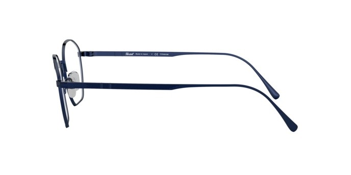 Occhiali da vista Persol PO 5004VT (8002) colore brusched navy forma irregolare lenti demo lens