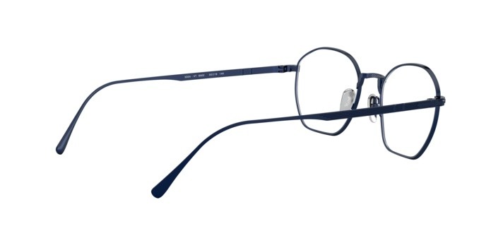 Occhiali da vista Persol PO 5004VT (8002) colore brusched navy forma irregolare lenti demo lens