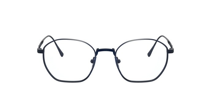 Occhiali da vista Persol PO 5004VT (8002) colore brusched navy forma irregolare lenti demo lens