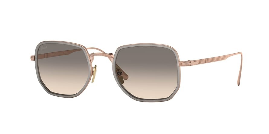 Sonnenbrillen Persol PO 5006ST (800732) farbe brown/gunmetal form quadratisch gläser gradient grey