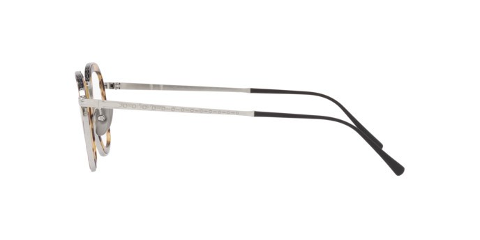 Occhiali da vista Persol PO 5009VT (8014) colore silver forma pantos lenti demo lens