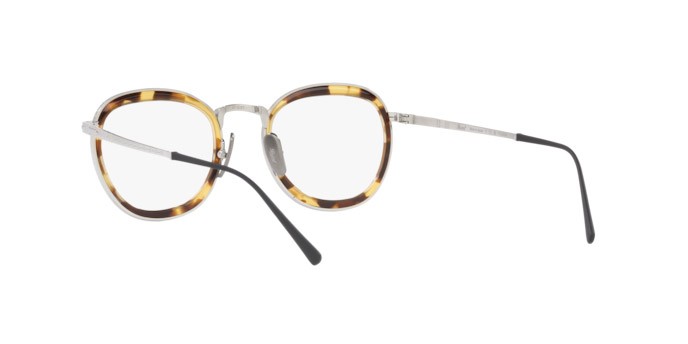Occhiali da vista Persol PO 5009VT (8014) colore silver forma pantos lenti demo lens
