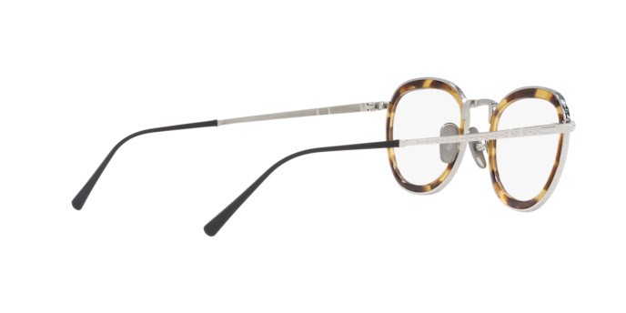Occhiali da vista Persol PO 5009VT (8014) colore silver forma pantos lenti demo lens