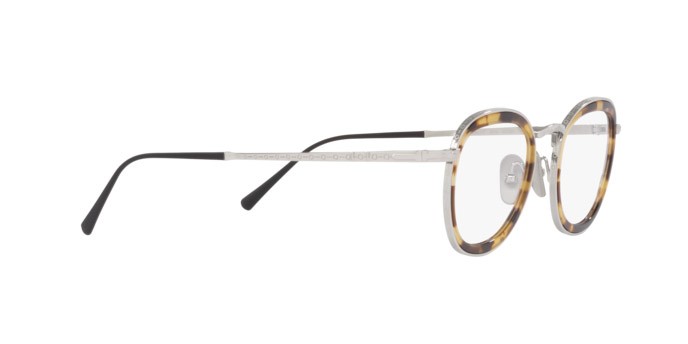 Occhiali da vista Persol PO 5009VT (8014) colore silver forma pantos lenti demo lens