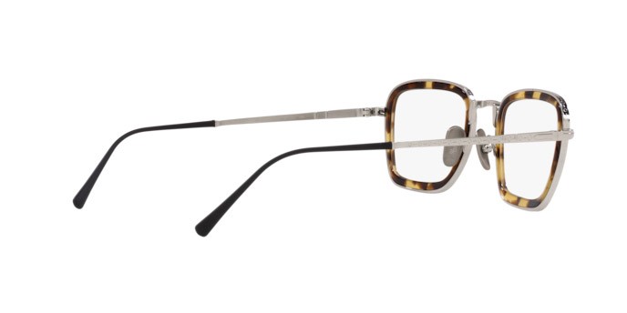 Brillen Persol PO 5011VT (8014) farbe silver form quadratisch gläser demo lens