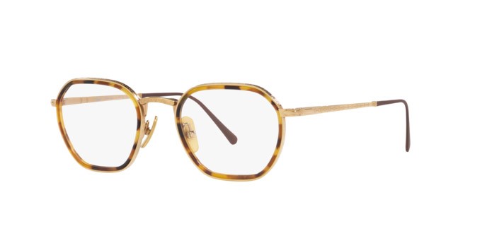Eyeglasses Persol PO 5013VT (8013) color gold shape square lenses demo lens