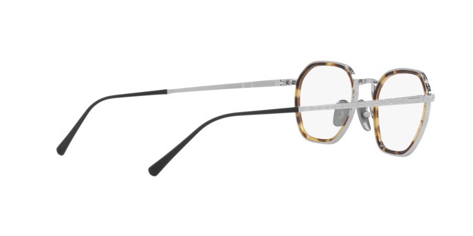 Occhiali da vista Persol PO 5013VT (8014) colore silver forma quadrato lenti demo lens