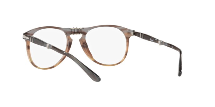 Eyeglasses Persol PO 9714VM (1137) color opal brown embedding shape aviator lenses demo lens