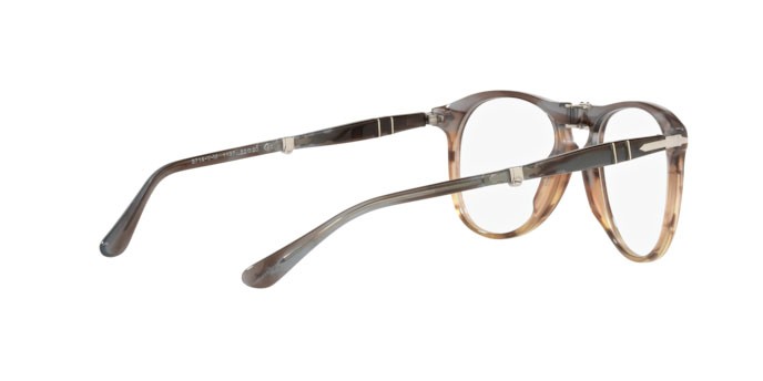 Eyeglasses Persol PO 9714VM (1137) color opal brown embedding shape aviator lenses demo lens