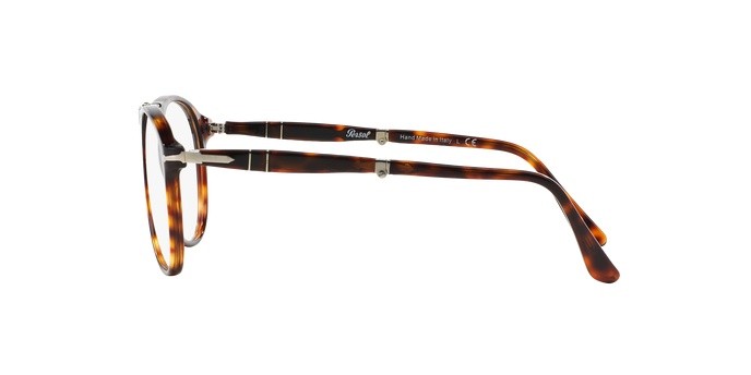 Eyeglasses PERSOL Folding PO 9714VM (24) color havana shape aviator lenses demo lens