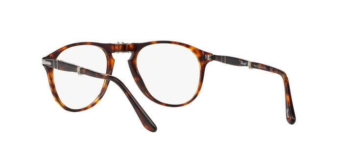 Eyeglasses PERSOL Folding PO 9714VM (24) color havana shape aviator lenses demo lens