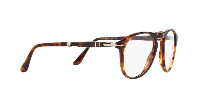 Eyeglasses PERSOL Folding PO 9714VM (24) color havana shape aviator lenses demo lens