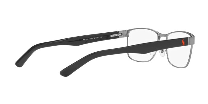 Eyeglasses Polo PH 1157 (9216) color gunmetal lucido shape rectangle lenses lente demo