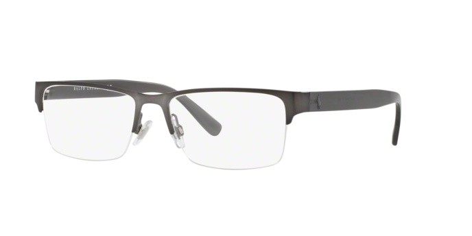 Occhiali da vista Polo PH 1164 (9157) colore matte dark gunmetal forma rettangolare lenti demo lens