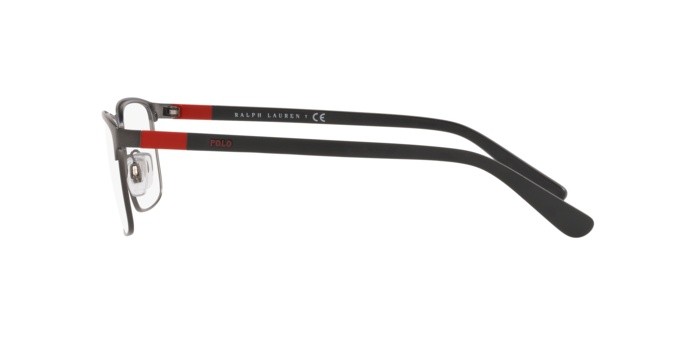 Eyeglasses Polo PH 1190 (9157) color matte dark gunmetal shape rectangle lenses demo lens