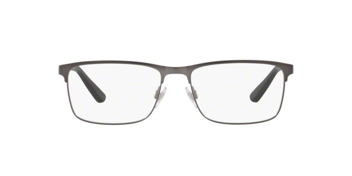 Eyeglasses Polo PH 1190 (9157) color matte dark gunmetal shape rectangle lenses demo lens