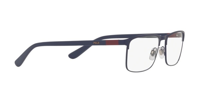 Eyeglasses Polo PH 1190 (9303) color matte navy blue shape rectangle lenses demo lens