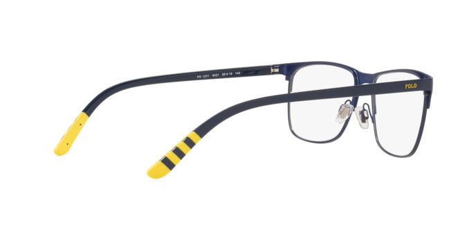 Brillen Polo PH 1211 (9421) farbe semishiny navy blue form rechteckig gläser demo lens