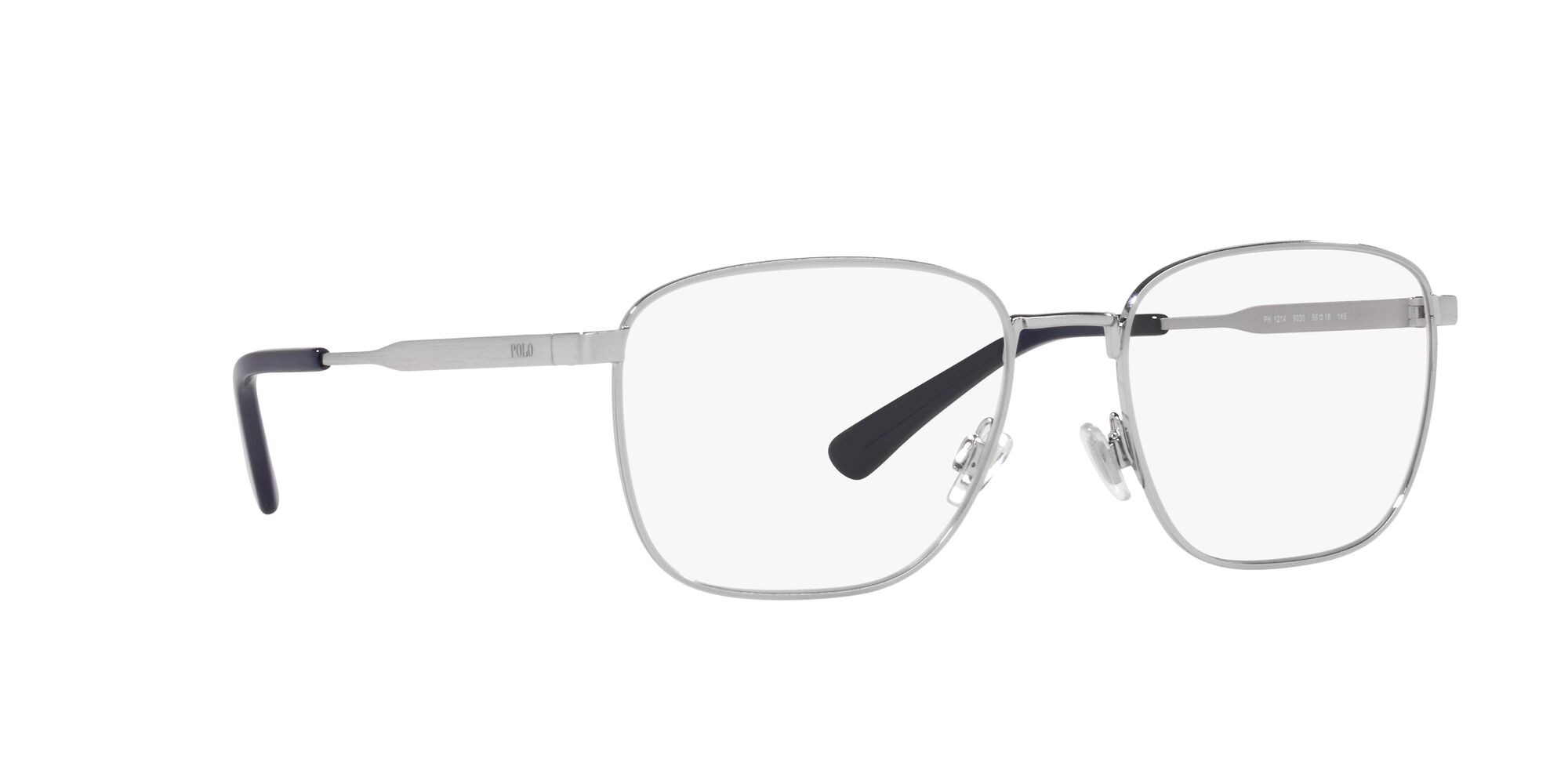Brillen Polo PH 1214 (9030) farbe argento spazzolato lucido form rechteckig gläser lente demo