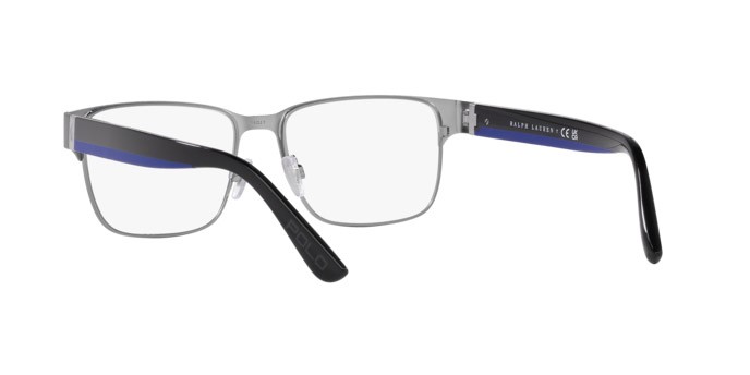 Eyeglasses Polo PH 1219 (9266) color gunmetal semi-brillante shape rectangle lenses lente demo
