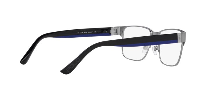 Eyeglasses Polo PH 1219 (9266) color gunmetal semi-brillante shape rectangle lenses lente demo