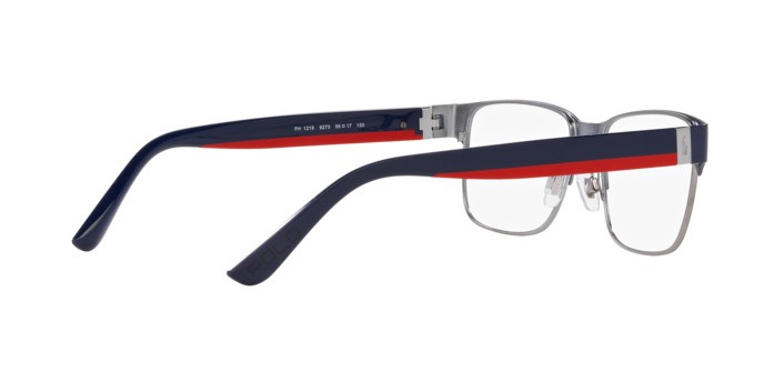 Eyeglasses Polo PH 1219 (9273) color shiny new port navy shape rectangle lenses lente demo