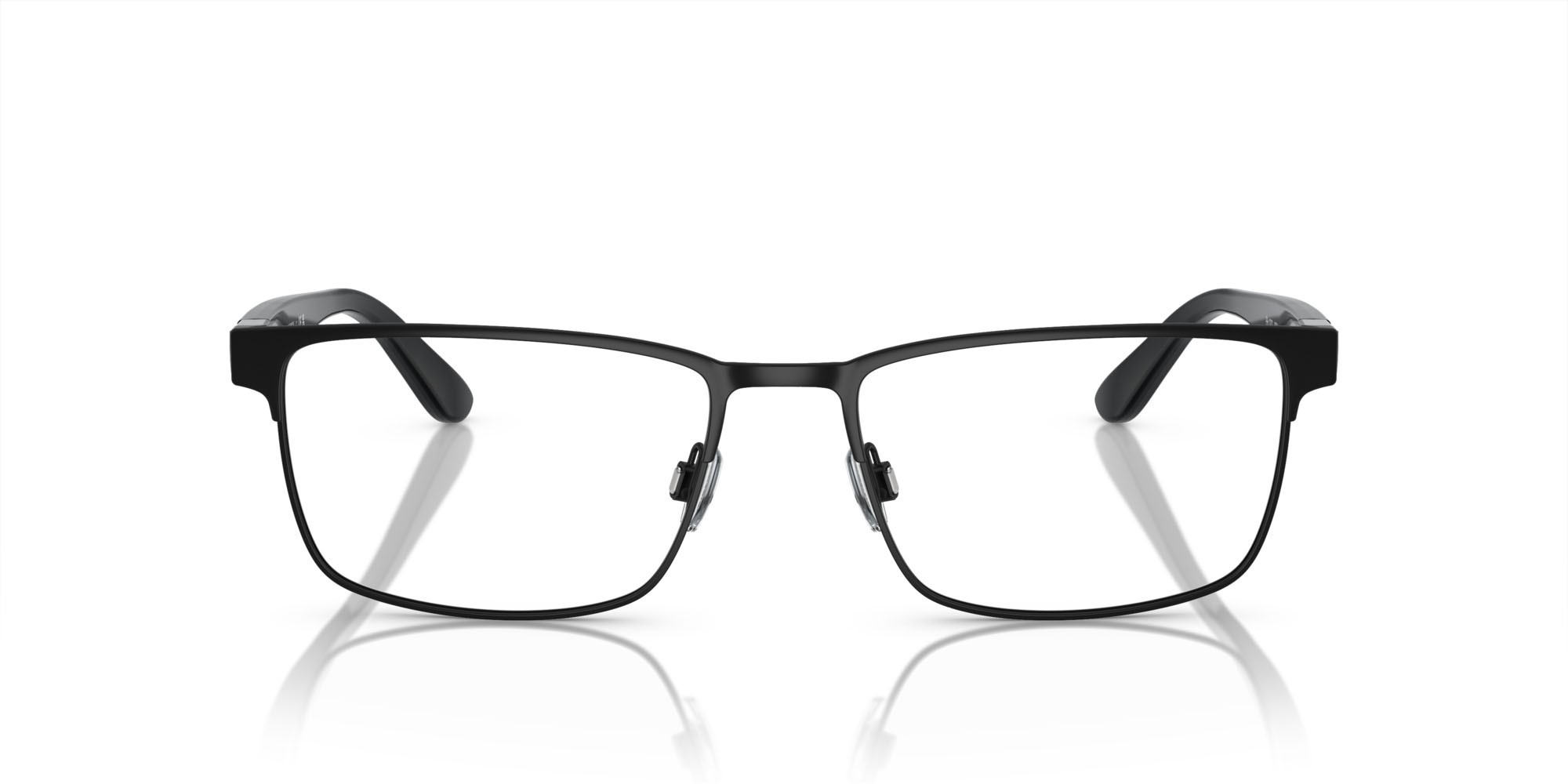 Brillen Polo PH 1222 (9304) farbe nero semi-brillante form rechteckig gläser lente demo
