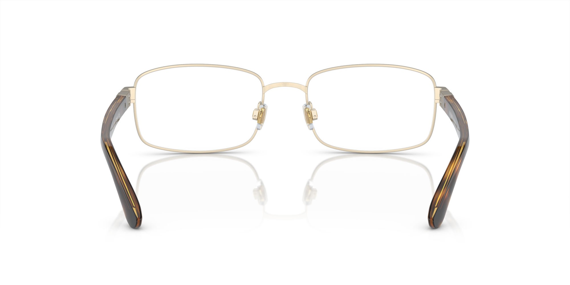 Eyeglasses Polo PH 1223 (9211) color oro pallido semi-brillante shape rectangle lenses lente demo