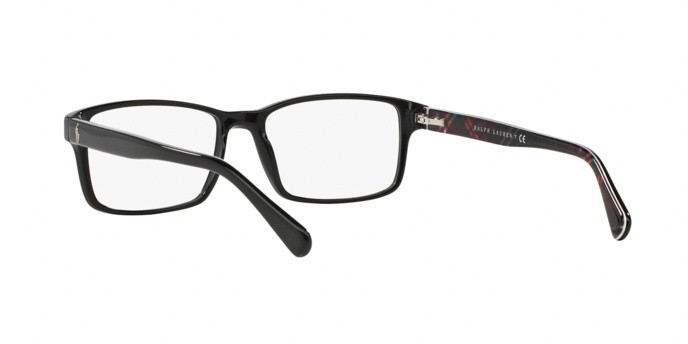 Eyeglasses Polo PH 2123 (5489) color black shape rectangle lenses demo lens