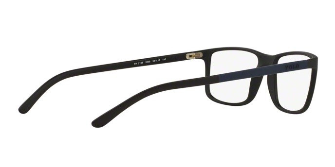 Eyeglasses Polo PH 2126 (5505) color matte black shape rectangle lenses demo lens
