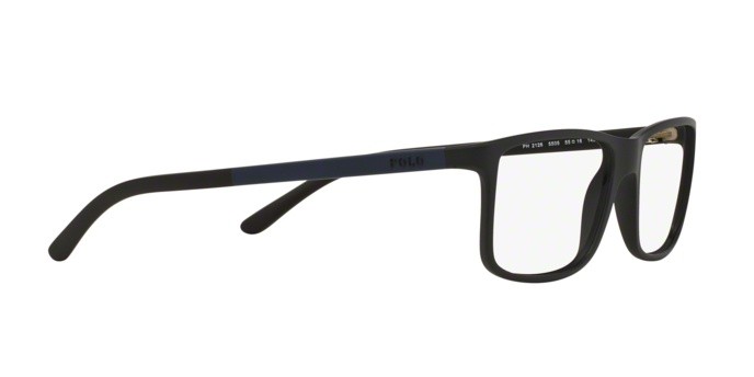 Eyeglasses Polo PH 2126 (5505) color matte black shape rectangle lenses demo lens