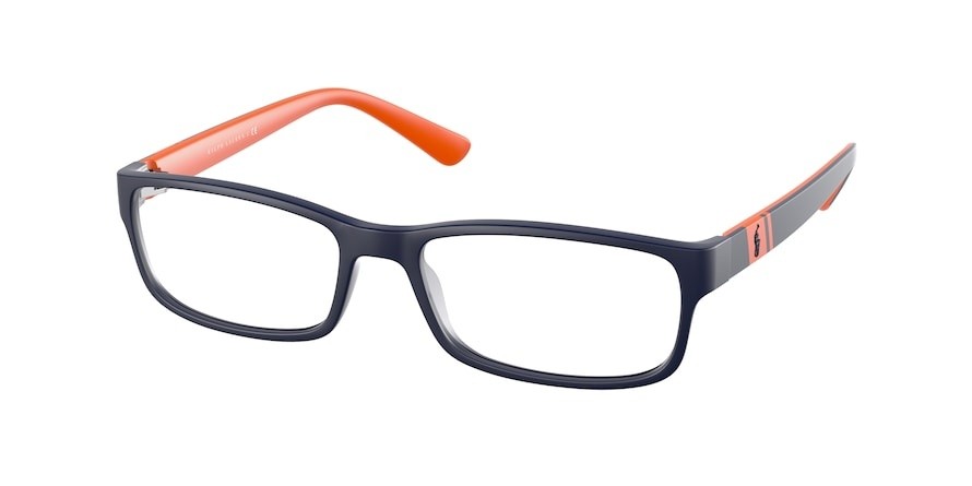 Brillen Polo PH 2154 (5861) farbe matte navy blue form rechteckig gläser demo lens
