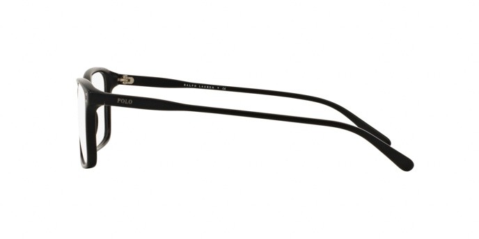 Eyeglasses Polo PH 2155 (5284) color matte black shape rectangle lenses demo lens