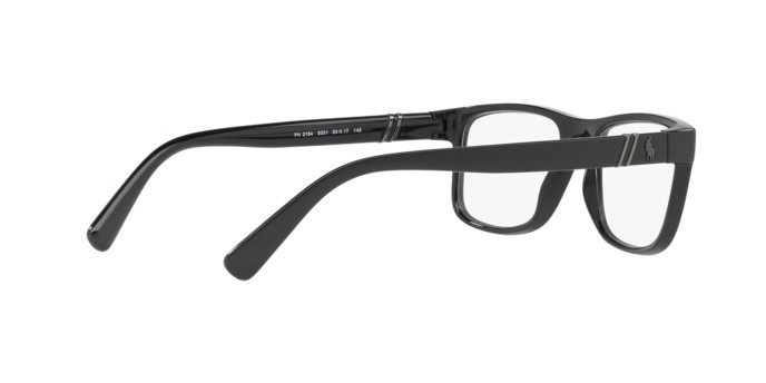 Eyeglasses Polo PH 2184 (5001) color shiny black shape rectangle lenses demo lens
